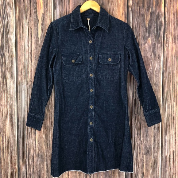 🦕Free People Corduroy shift dress 👗 - Picture 3 of 6